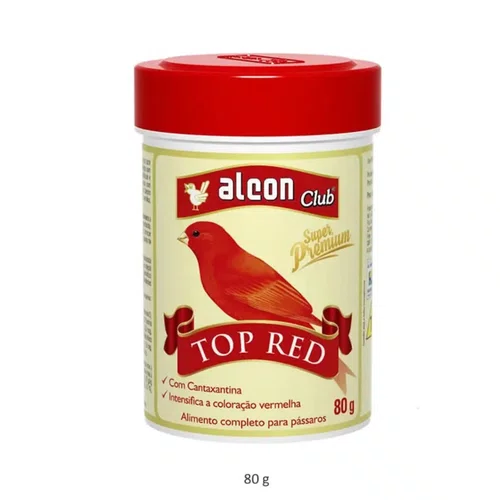 Alcon Top Red 80g Pigmento Vermelho Cantaxantina  Passaros