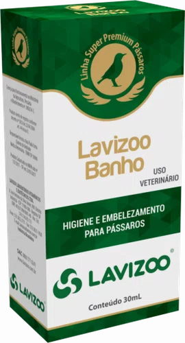 Embelezador Premium Passaros Lavizoo Banho Higiene 30ml