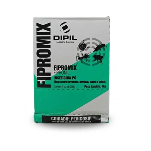 Fipromix Fipronil Inseticida Pó Pulga Carrapato Formiga 1kg Fipromix Fipronil Inseticida Pó Pulga Carrapato Formiga 1kg