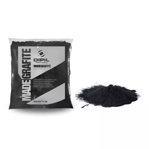 Grafite em Pó 1kg Madegrafite Lubrificante Seco - Dipil