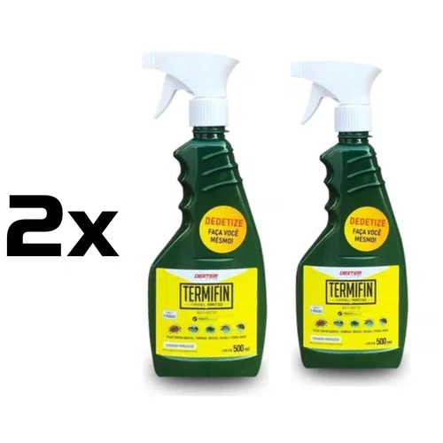 Kit 2 Inseticida Termifin Prontouso 500ml Mosquito Baratas