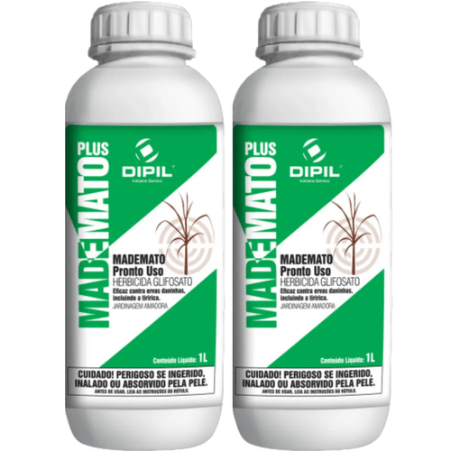 Kit Mata Mato Mademato Pronto Uso Daninhas Capim Tiririca 2L