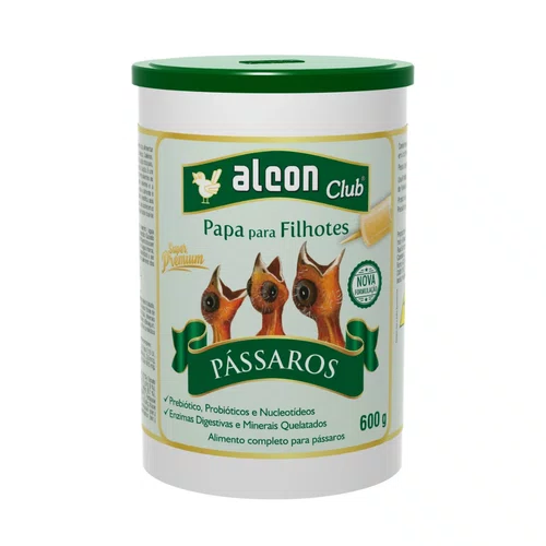 Ração Alcon Club Papa Para Passaros Filhotes 600g Alimento