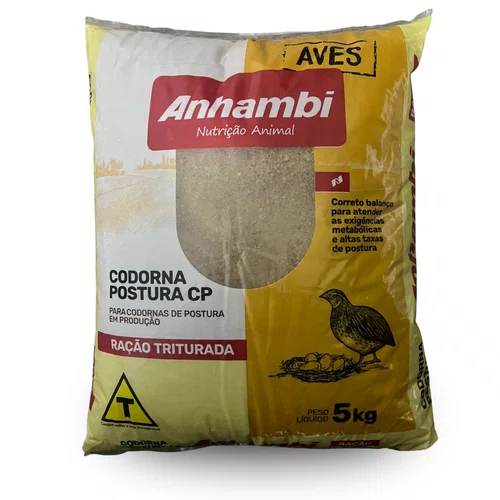 Ração Triturada - Para Codornas de Postura em Produção