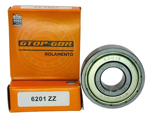 Rolamento 6201 GBR Blindado 12x32x10mm Alta Resistência