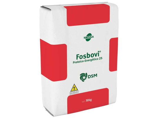 Suplemento Mineral Fosbovi Proteico Energético 25 30Kg - Tortuga