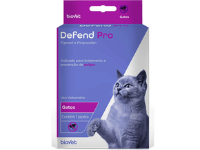 Antiparasitário Biovet Defend Pro Para Gatos - 0,5 ml