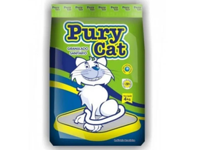 Areia Sanitária Granulado Gatos Pury Cat 4kg
