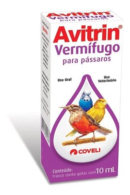 Avitrin Vermífugo-Passaros 10ml - Coveli