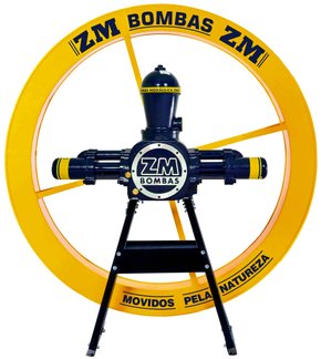Bomba ZM-51 com roda 1,40 x 0,18(m) e suporte - Zm Bombas