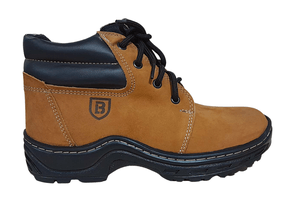 Bota Coturno Trabalho Castor/Chocolate - Beira Lago