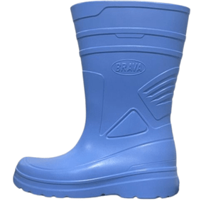 Bota Galocha Infantil Azul Ultraleve Baspan Brava 100% Eva Bota Galocha Infantil Azul Ultraleve Baspan Brava 100% Eva