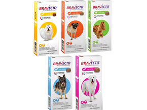 Bravecto Comprimido Cães Antipulgas E Carrapatos