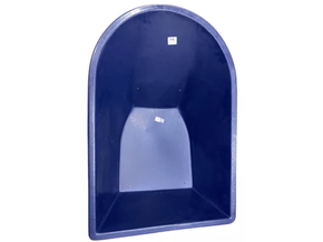 Caçamba Plástica Carrinho Mão 90l Azul Anti-uv - Metasul
