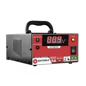 Carregador de Baterias Automático e Eletrônico 12v - Sentinela