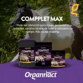 Compplet Max Suplemento Equino 6kg - Organnact