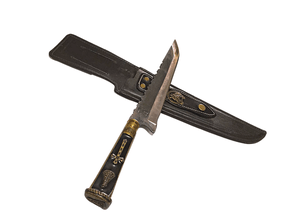 Faca 10 Polegadas de Ferro Tema Religioso - Empório Galia