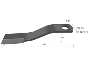 Faca Roçadeira Jumil 1,60 - Balbinot