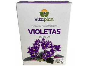 Fertilizante Adubo Violetas 09-06-09 Vitaplan 150g