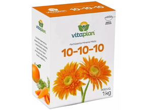 Fertilizante Mineral Misto Npk 10-10-10 Vitaplan 1kg