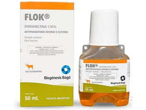Flok 1,1% Antiparasitário 50Ml - Biogénesis Bagó