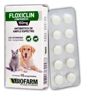 FLOXICLIN COMPRIMIDO PET - 150 MG antibiótico bactéria