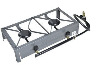 Fogão Industrial 2 Bocas  Alta Pressão - 46x30x11cm - Araceba