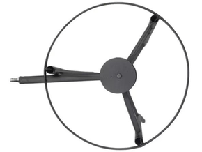 Fogareiro Alto de Ferro de 1 Boca Desmontável - 77x34x34cm - Brighente