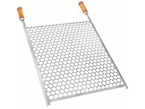 Grelha Moeda Zincada 40x50 - Madeferinox