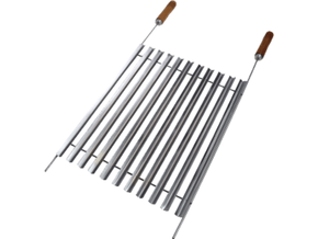 Grelha Parrilla Reta Cromada - Madeferinox