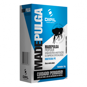 Inseticida Em  Pó Combate Pulga Madepulga 1 Kg - Dipil