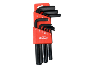 Jogo Chave Allen Mister Longa 9 Peças 1,5mm À 10,0mm