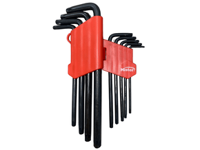 Jogo De Chave Mister 9 Peças T10 A T50 L Longa