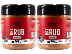 Kit 2 Tempero Ki-Chef Carnes DryRub 200g