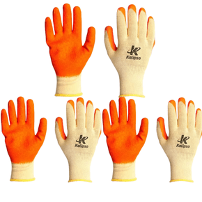 Kit 3 Orange Flex Luva de Proteção - Kalipso Kit 3 Orange Flex Luva de Proteção - Kalipso