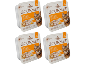 Kit 4 Un Ração Gatos Gourmet Frango Arroz e Mandioquinha