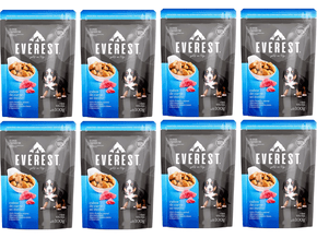 Kit 8Un Ração Cães Filhotes Gourmet Cubos Carne ao Molho 100g