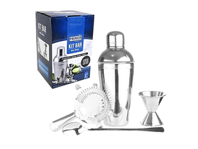 Kit Bar em Inox - Danizague Utilidades