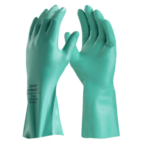LUVA NITRASOLV VERDE COM FORO P LUVA NITRASOLV VERDE COM FORO P