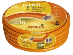 Mangueira De Jardim 20m Reforçada 1/2 Laranja 20m Não Dobra