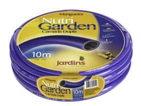 Mangueira com Camada Dupla Nutrigarden Azul - 10M - 1,5 mm