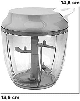 Processador de Alimentos Manual 5 Lâminas 900ml - New