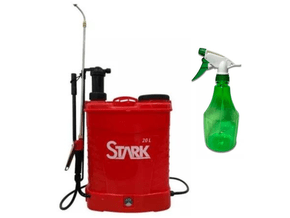 Pulverizador a Bateria e Manual 20lts Stark -Na Compra Ganhe um Brinde Borrifador 550Ml