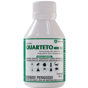 Quarteto 400 SC Escorpiao Aranhas Carrapatos Pulgas 100ml