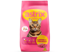 Ração Astrix Gatos Adultos Carne e Frango 1Kg