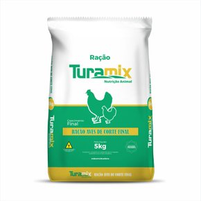 Ração Farelada para Aves de Corte Final 5Kg - Turamix