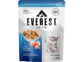 Ração Gatos Filhotes Gourmet Cubos Frango ao Molho 85g