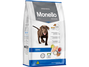 Ração Premium Monello Cães Filhotes Frango 7Kg Ração Premium Monello Cães Filhotes Frango 7Kg