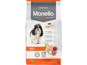 Ração Premium Monello  Raças Pequenas Frango 7Kg Ração Premium Monello  Raças Pequenas Frango 7Kg