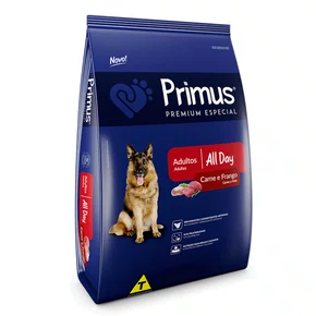 Ração Primus All Day Carne/Frango Cães adultos 15kg - Argepasi